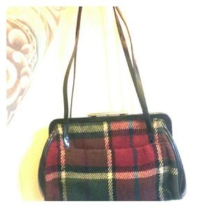 Nine West Wool Plaid Purse
